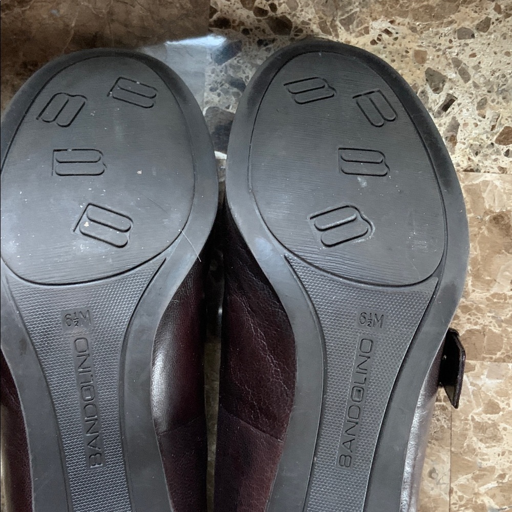 Brown Heeled Mary Jane Shoes - Picture 6 of 12